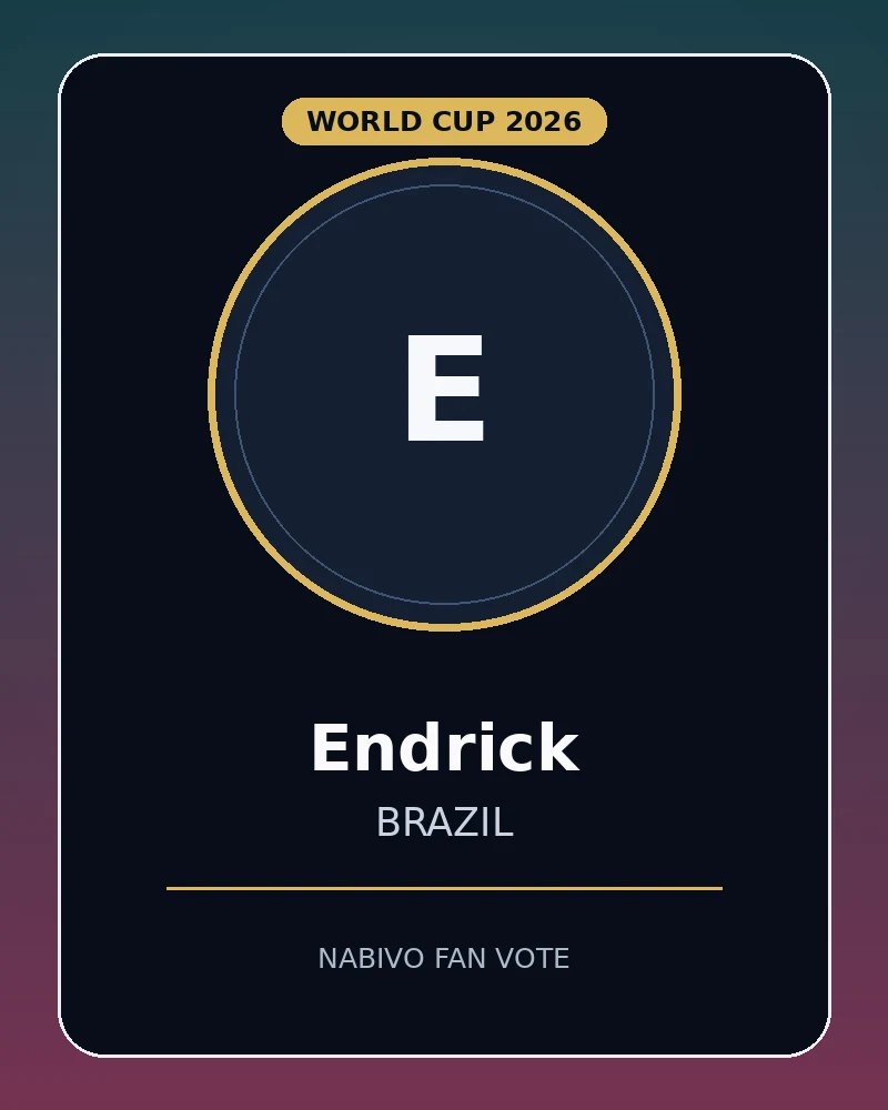 Endrick, Brazil World Cup player