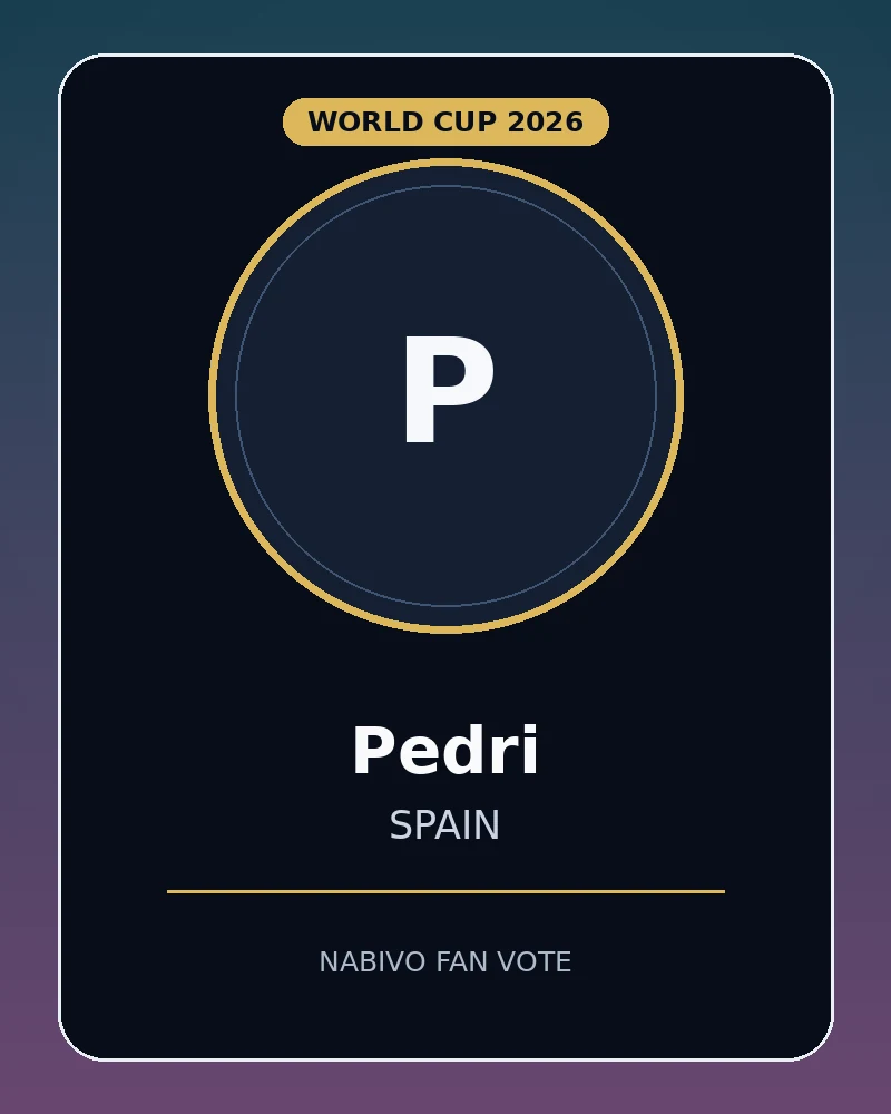 Pedri, Spain World Cup player